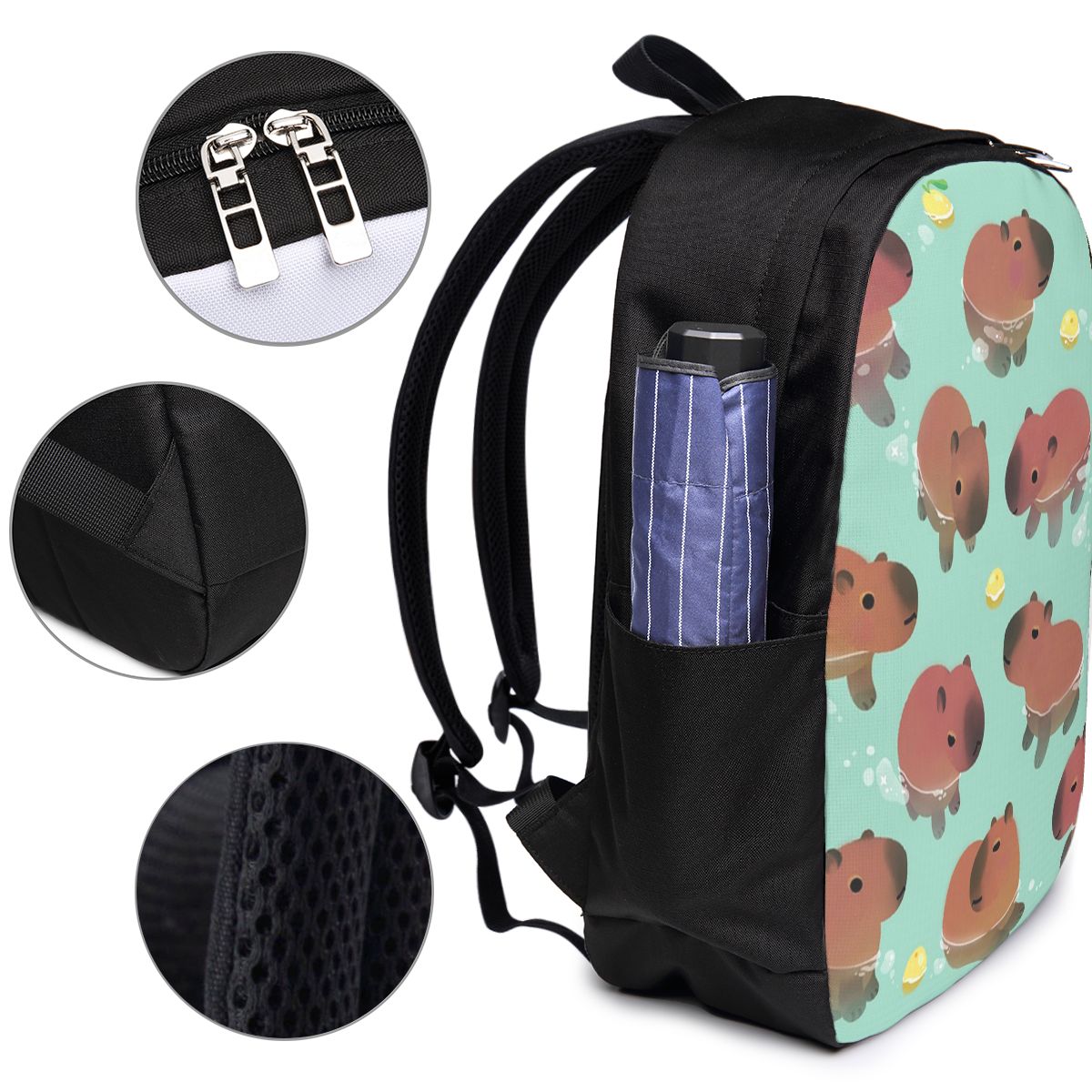 Capybara Animal Pattern Backpa - đánh giá và giá Laptop Bag