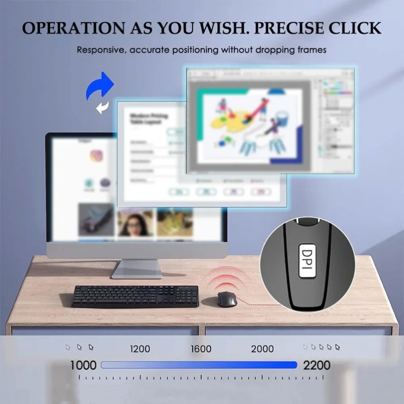 Wireless Mouse Silent Mouse 2. - đánh giá và giá Laptop Mouse