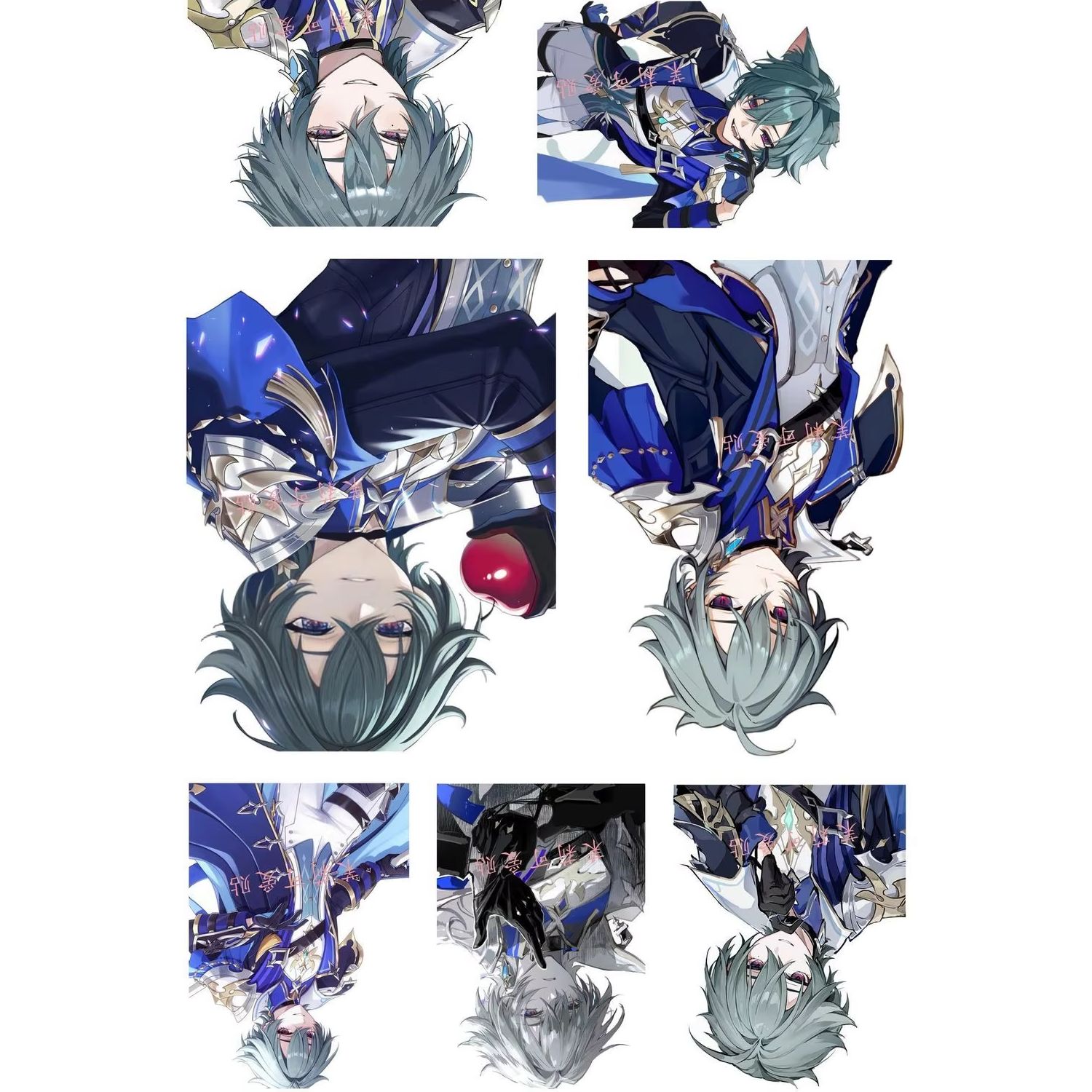 7pcs/set Anime Genshin Impact  - đánh giá và giá Laptop Original Accessories