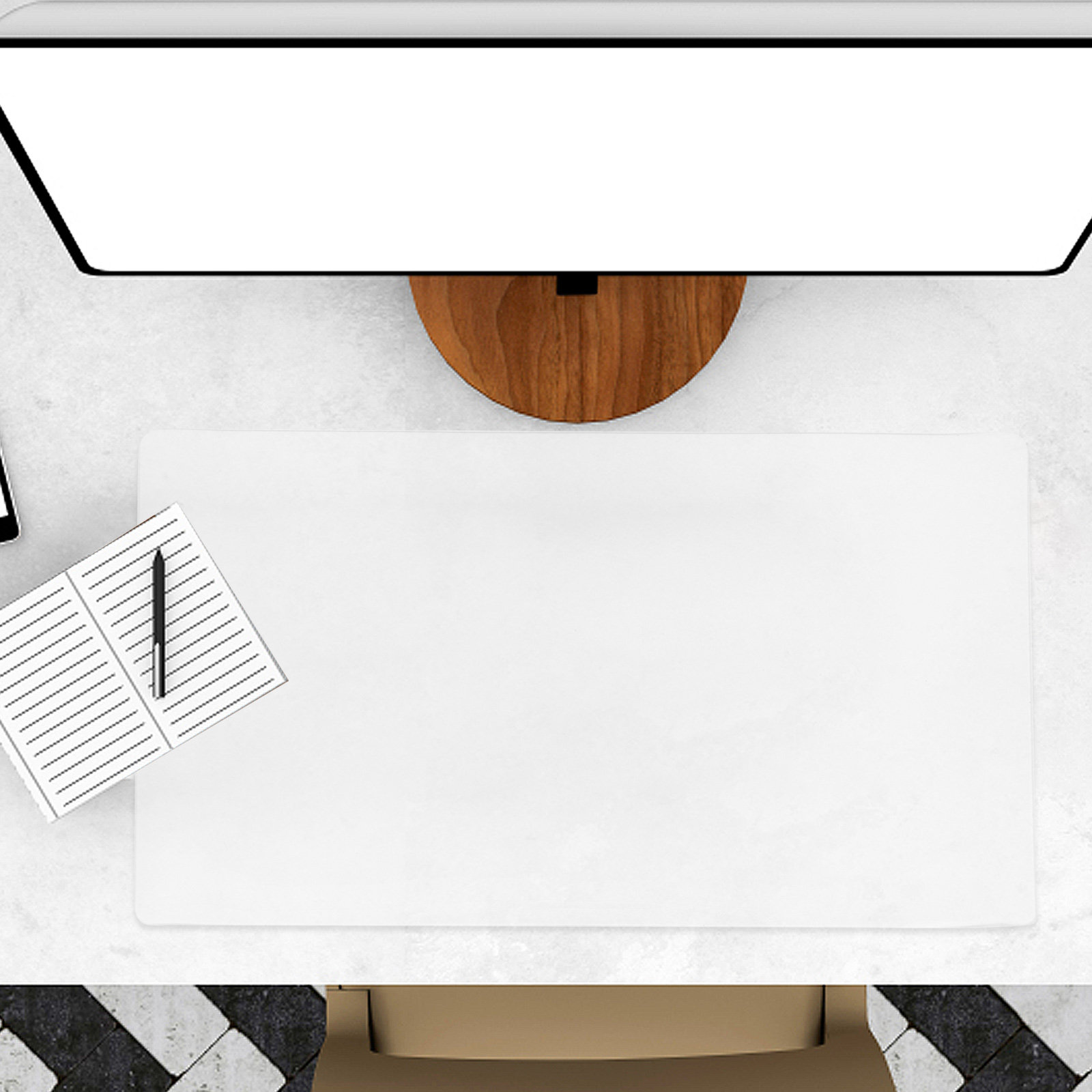 Clear PVC Desk Protector Desk  - đánh giá và giá Keyboard Cover