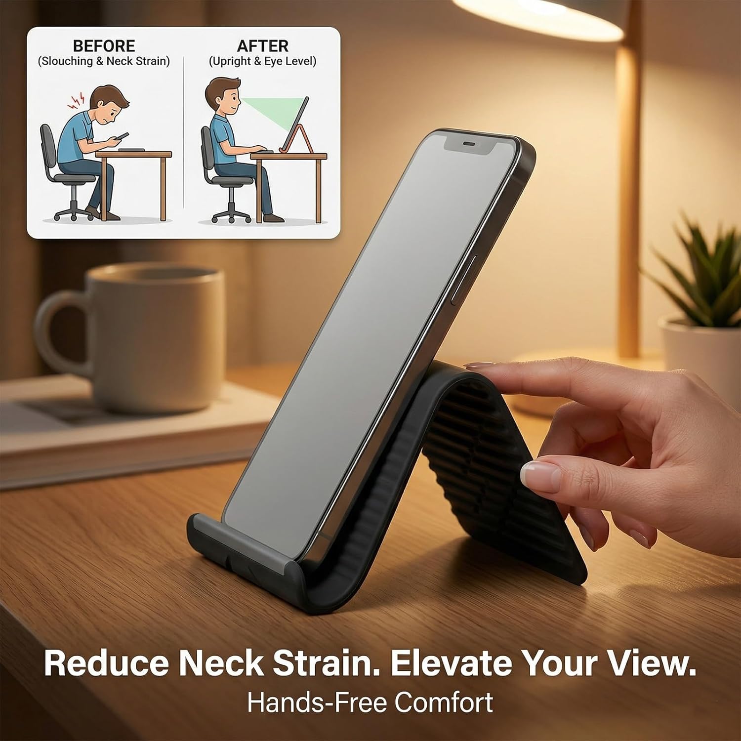 Lazy Portable Phone Stand Sili - đánh giá và giá Laptop Original Accessories