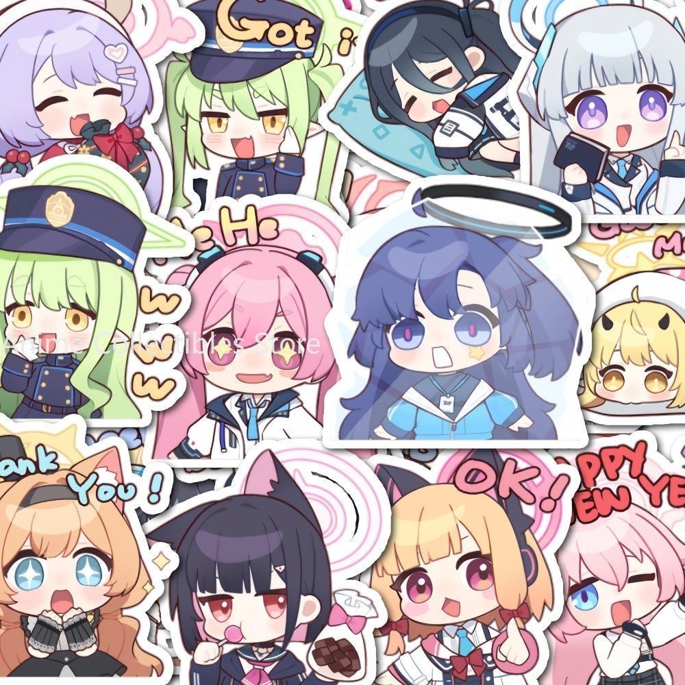 48PCS Anime Blue Archive Mison - đánh giá và giá Laptop Original Accessories