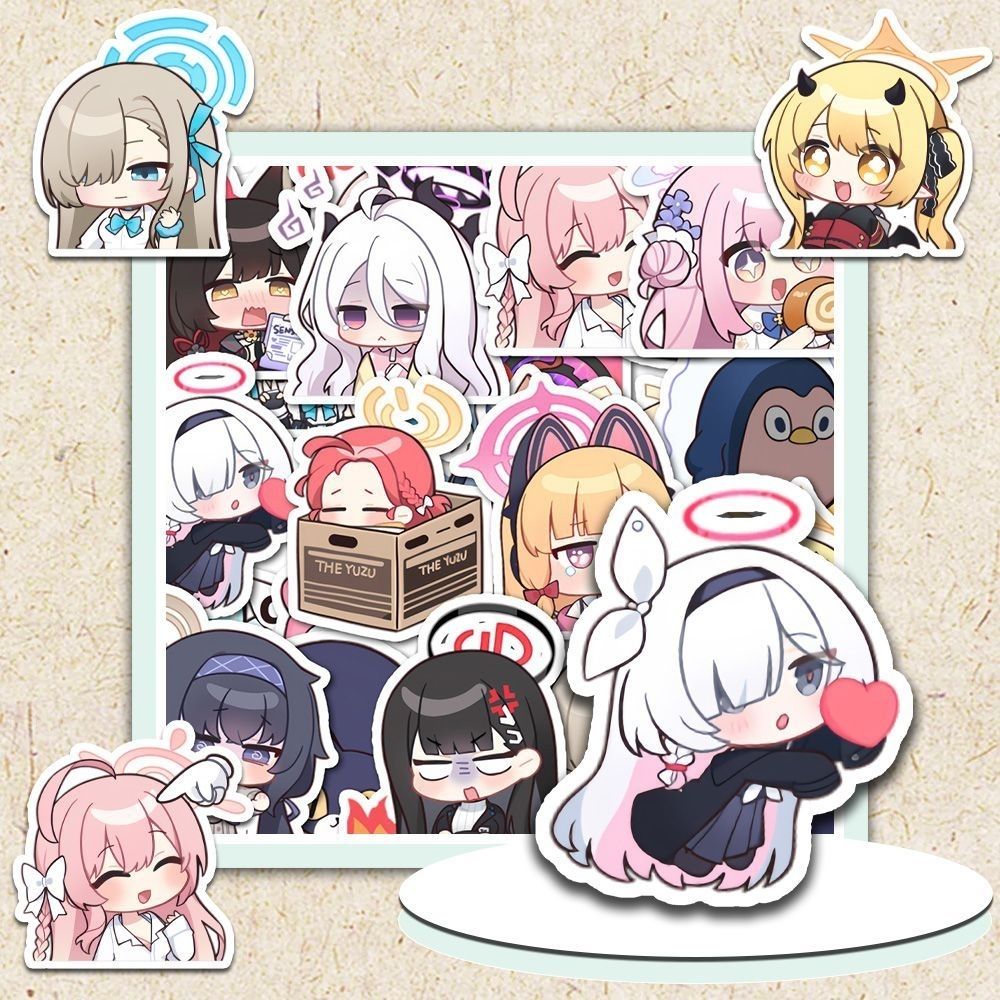 48PCS Anime Blue Archive Mison - đánh giá và giá Laptop Original Accessories