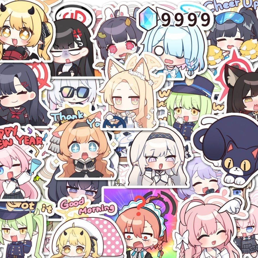 48PCS Anime Blue Archive Mison - đánh giá và giá Laptop Original Accessories