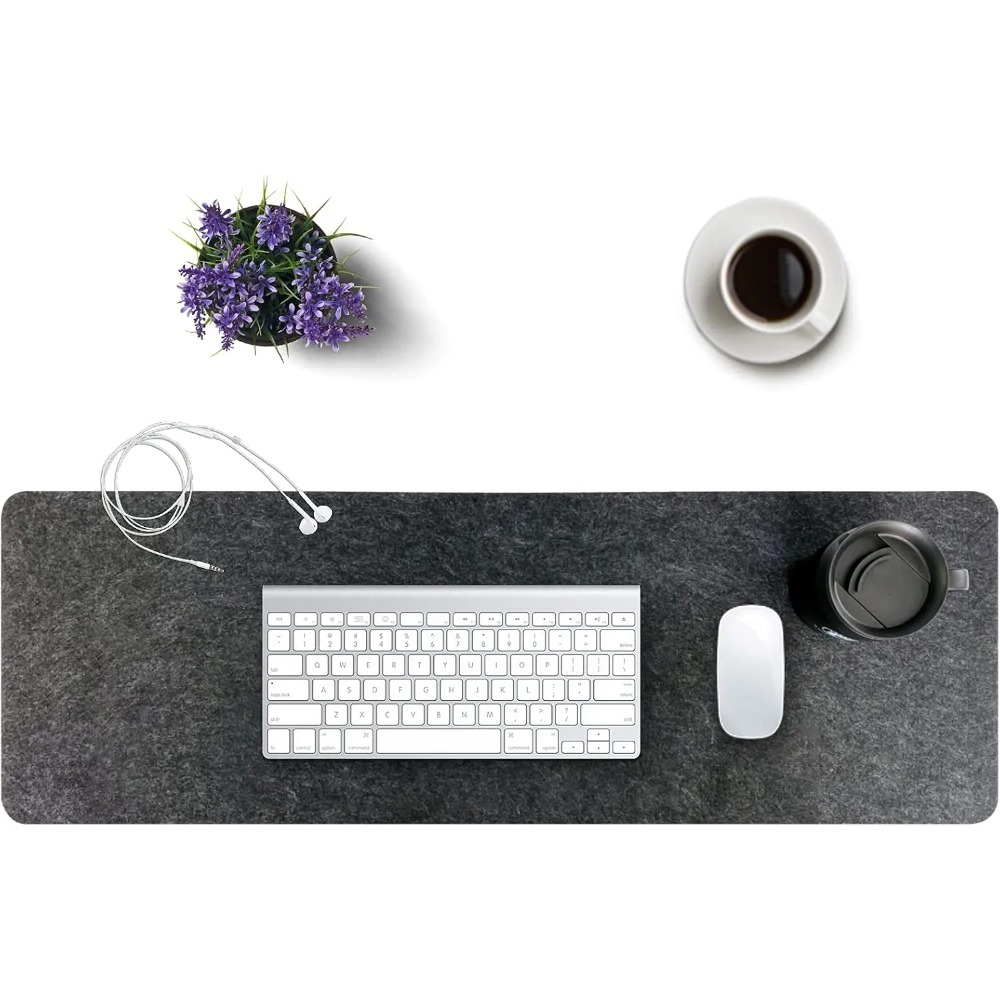 Felt Desk Mat Computer Mat for - đánh giá và giá Keyboard Cover