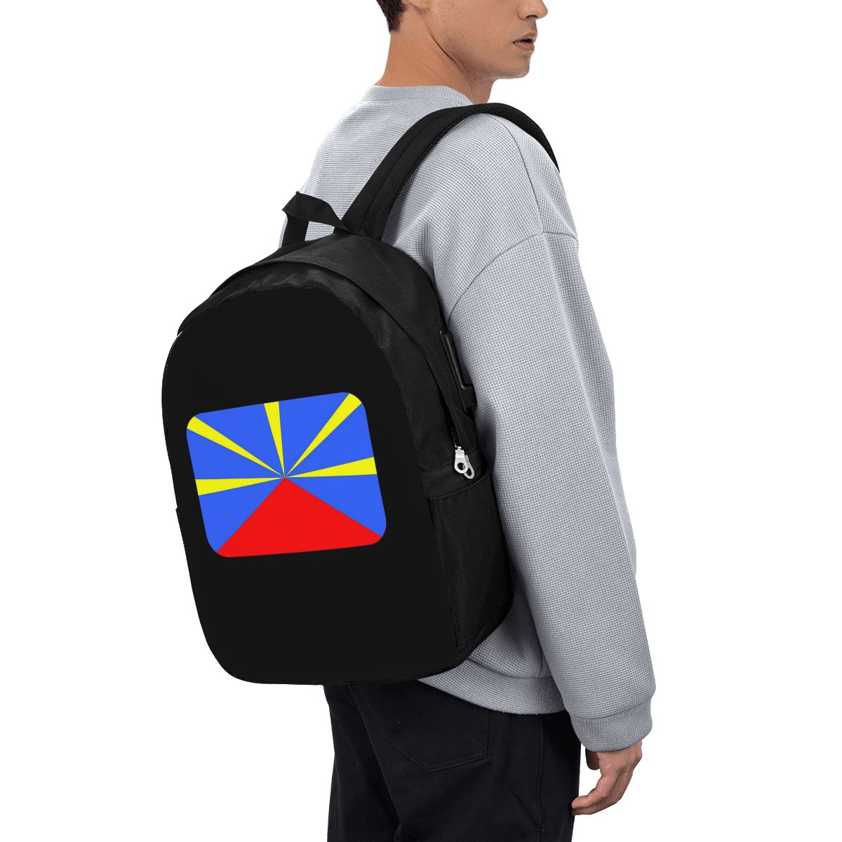 974 Reunion Island Flag Backpa - đánh giá và giá Laptop Bag